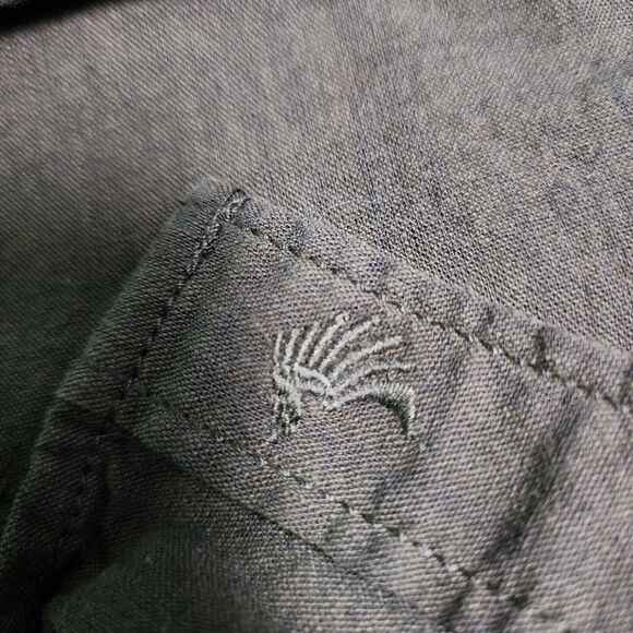 Cody James Shirt Mens Medium Drk Green Pearl Snap Button Up Short Sleeve Western - Picture 8 of 8